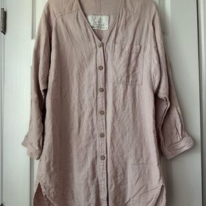 Not perfect linen dusty rose Livorno